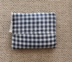 MONOPRIX France Reusable Nylon Shopping Tote Eco Grocery Bag Gingham Print NEW