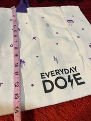 Everyday Dose Cotton Canvas Bag Reusable Mushroom Oversized 20″x 13″ Tote
