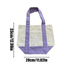 Canvas Tote Bag Large Canvas Tote Bag Reusable Grocery Carrier Fashionable Shopp