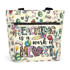 Aesthetic Tote Bag for Women Gift for Teacher. Cute Graphic Large Shoulder Ba…