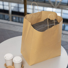 Karat Newport Paper Shopping Bag with Twisted Handles – 150 ct, FP-SB140