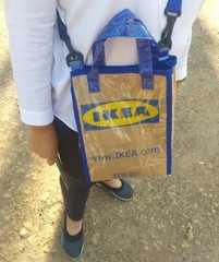 Ikea Remade Chic Tote Shopping Eco Friendly Grocery All Handmade Women Men Bag