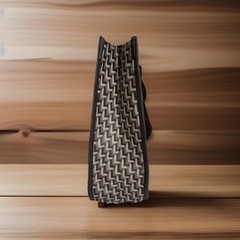 Lululemon Small Reusable Shopping Tote Lunch Bag Goyardine 🤎 Brown Black *NEW!*
