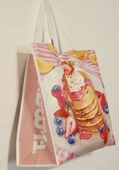 Reusable Tote Bag Pancakes Sprinkles Whipped Cream Fruit Strawberries TJMaxx New
