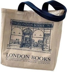 canvas tote bag for women, book tote bag aesthetic with zipper, cute small bo…