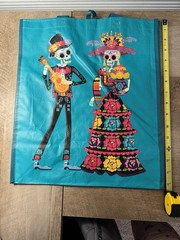 HEB BNWT Day Of The Dead La Catrina El Catrin Reusable Bag Size 16x14x6 medium