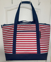 Member’s Mark Dual Carry Insulated Shopper Tote Patriotic Style Red White Blue