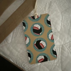 NWT Foodland Hawaii Musubi Circles Washable Paper Tote Bag – Designed in Hawaii