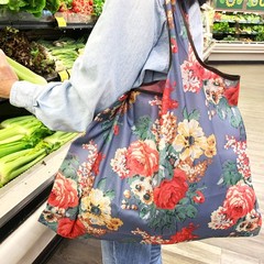 Large Reusable Macarons Tote Bag Eco-Friendly Foldable Waterproof 44 lbs Capa…