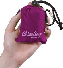 Original Compact Reusable Grocery Bag w/Attached Pouch and Carabiner Clip | P…