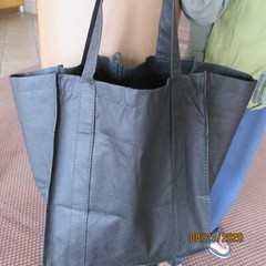 New BLACK TOTE BAG REUSABLE Shoulder BAG Grocery Shopping Multi-Purpose Bag Cute