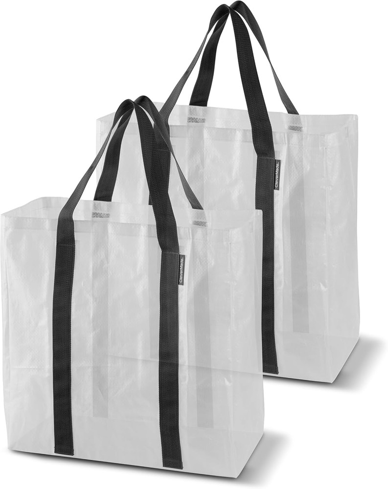 Reusable Grocery Bag XL 42L, Heavy Duty Storage Tote with Handles, Large Utility