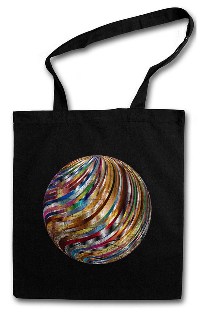 DISCO BALL SHOPPING BAG Retro Light Oldies Music Rave Cyber Dance Mirror Ball
