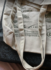 Reusable Advertising Canvas Bag All Canada Show Green Bay Eppinger Geese Art