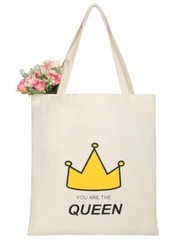 Dreubea DIY Canvas Tote Bag for Women -‎16 x 14.9 x 25.8 inches