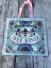 Floral 🐝BEE KIND 🐝 TJ Maxx Durable Reusable Eco Grocery Market Shopping Bag