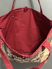 UpCycled feed bag, Reusable Grocery Bags, Tote Bags