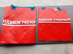 2 New 19 Gallon Reusable Harbor Freight Tote Shopping Bag Red Bags great shop