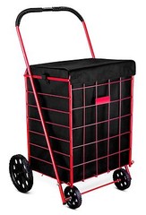 “”LINER”” For Grocery Folding Shopping Cart – Attaches Easily To Cart