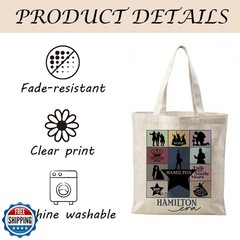 In My Hamilton Era Tote Bag, Canvas Bag for Women, Women Cotton Canvas Bags,