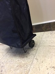 NWOT Grocery Bag Travel Storage Collapsible Puller Trolley Wheel Portable Cart