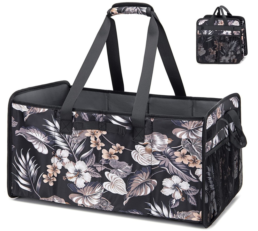 Collapsible Extra Large Utility Tote Bag for Women Teacher Work Grocery Laundry