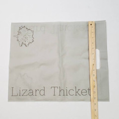 Lizard Thicket Clothing Shopping Bag Gray Fabric Rooted in Style Boutique 18×14