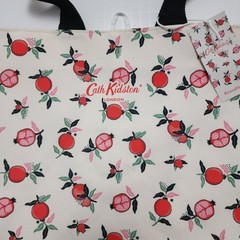 Tesco Cath Kidston Pomegranate Bag Tote White Orange Red Floral 2025 Fruit New