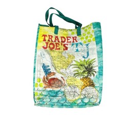 Trader Joe’s Culinary World Traveler reusable Shopping Bag Rare Retired Tote
