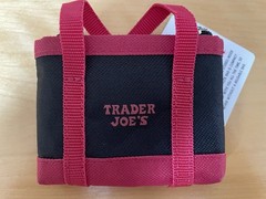 Trader Joe’s Micro Tote with Grocery Bag New NWT Black And Red -Sold Out!