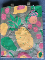 Hawaii Bag Foodland ALOHA recycled paper washable SHOPPING BAG NEW Limited