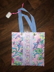 Lilly Pulitzer MERMAID IN THE SHADE MARKET SHOPPER TOTE Reusable Grocery Bag NWT