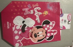 2 Pack Disney Jr Minnie 7x8x3.5 Inch Bags Kids Character Party W/Handles