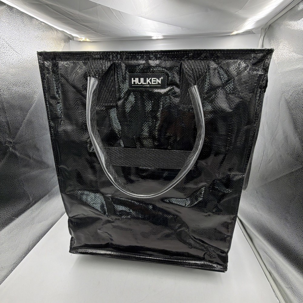 HULKEN Bag Large Black Shopping Rolling Wheels Trolley Huge Tote EXCELLENT!