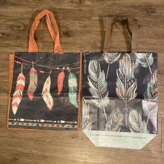 2 Tote Bags Lakota Sioux St. Joseph’s Indian School Shopping Grocery Reusable