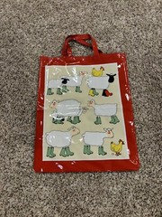 Ulster Weavers Sheep 100% Cotton PVC Coated Tote Bag NWOT