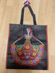 New Day Of The Dead Lot Of Five Reusable Grocery Shopping Bags Halloween HEB