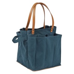 Farmer’s Market Tote Shopping Bags with Handles – 7 Pocket Large Utility Tote…