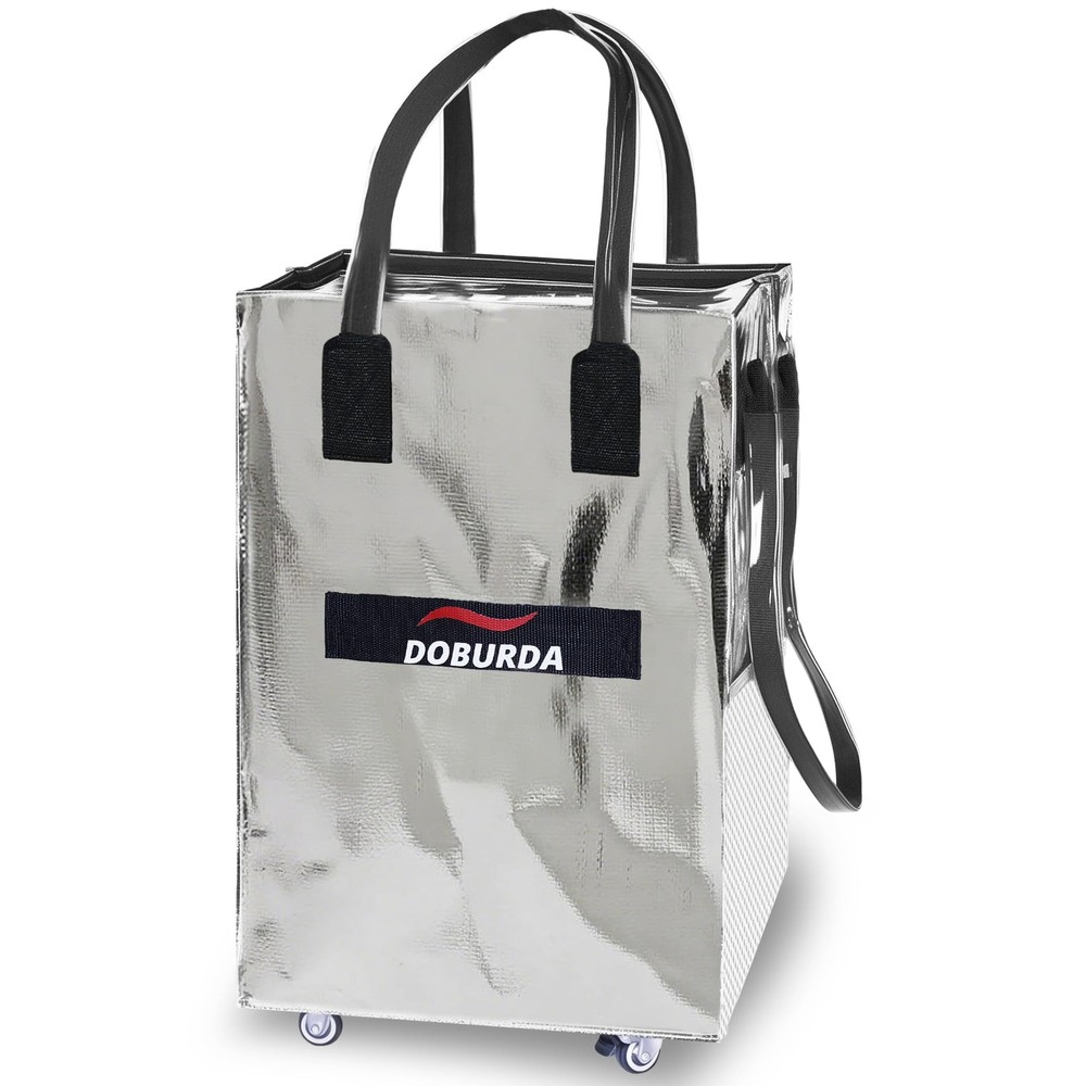 Reusable Grocery Bag On Wheels,Rolling Tote, Shopping pulley, rolling duffle …