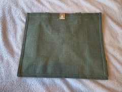 NEW – Emirates First Class Dark Grey Canvas Tote / Shopping Bag 16”x12.5”x6.5”