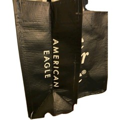 American Eagle Reusable Shopping Bag Dark Blue & White Polropylene Modern