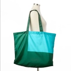 LEGO Reusable Tote Grocery Bag Green/Blue Color Block- LEGO x Target Collection