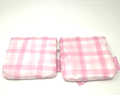 2 Stoney Clover Lane Target NWT Reusable Pink Gingham Tote Bags NWT