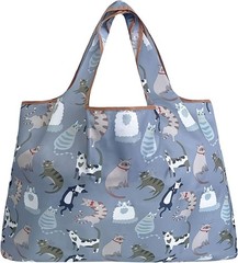 Stylish Large Nylon Reusable Tote Bags – Waterproof & Foldable for Groceries