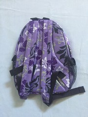 Aloha Hawaii Spirit Backpack Purse Travel Hiking Shopping School Bag 7045 Purple