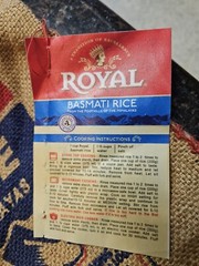 Royal Basmati Rice Burlap 40lb Bag And Elephant Brand 10 Lb