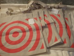 10 Reusable Target Shopping Bag, Washable, Weight up to 22 pounds NWT Free Ship