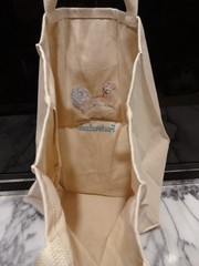 Port Authority FUSTERCLUCK TOTE BAG Chicken Rooster Canvas Reusable Shopping 18″