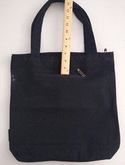 DECIDEIEANS Skeletons Sculls Useable Shopping Bag Black Zippered Multi-Pocket