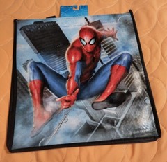 Marvel Comics Spiderman 🕷Eco Red/Black Shopping/Gift Tote Bag with Handles NWT!